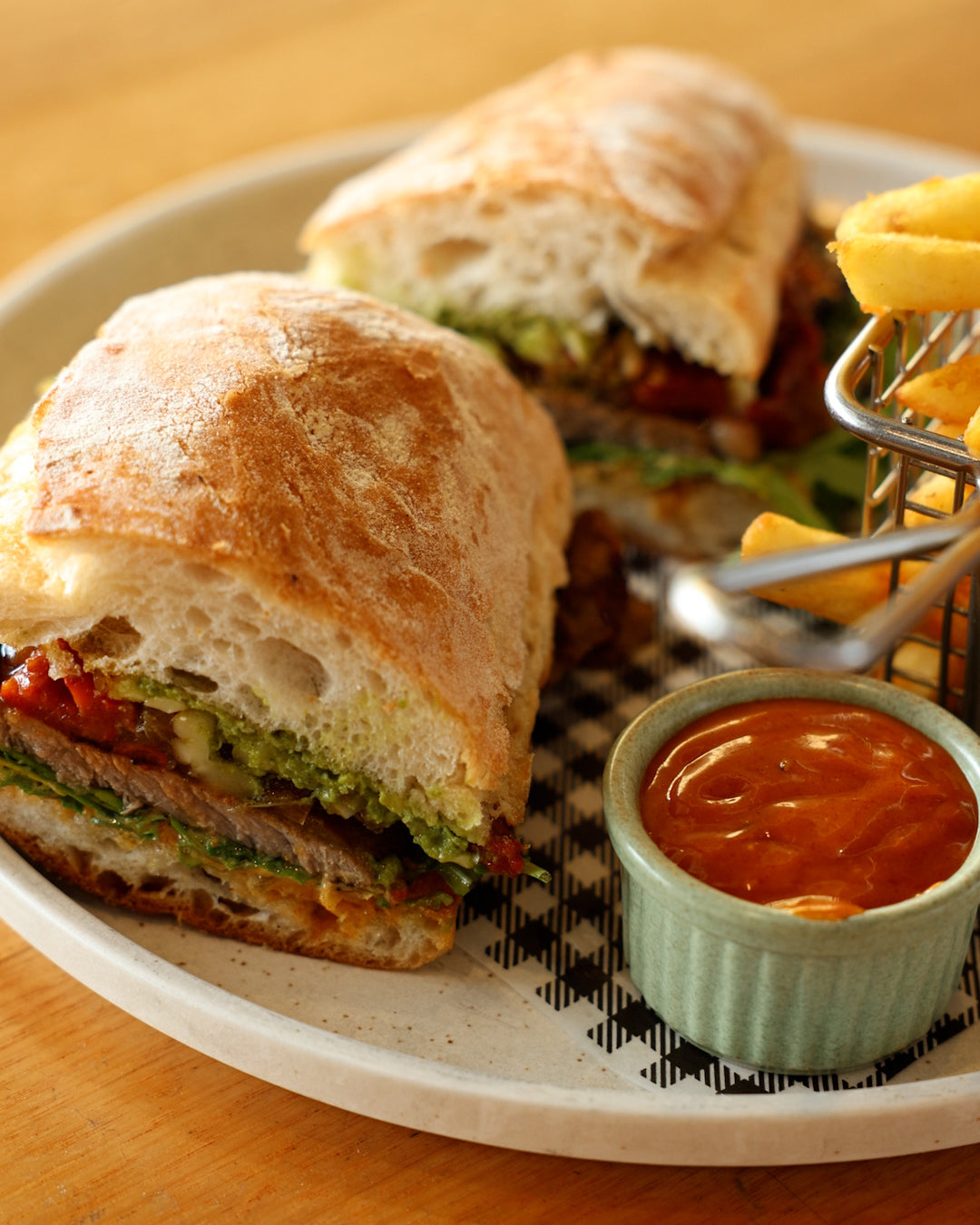 Panini at La Vallee Cafe Essendon