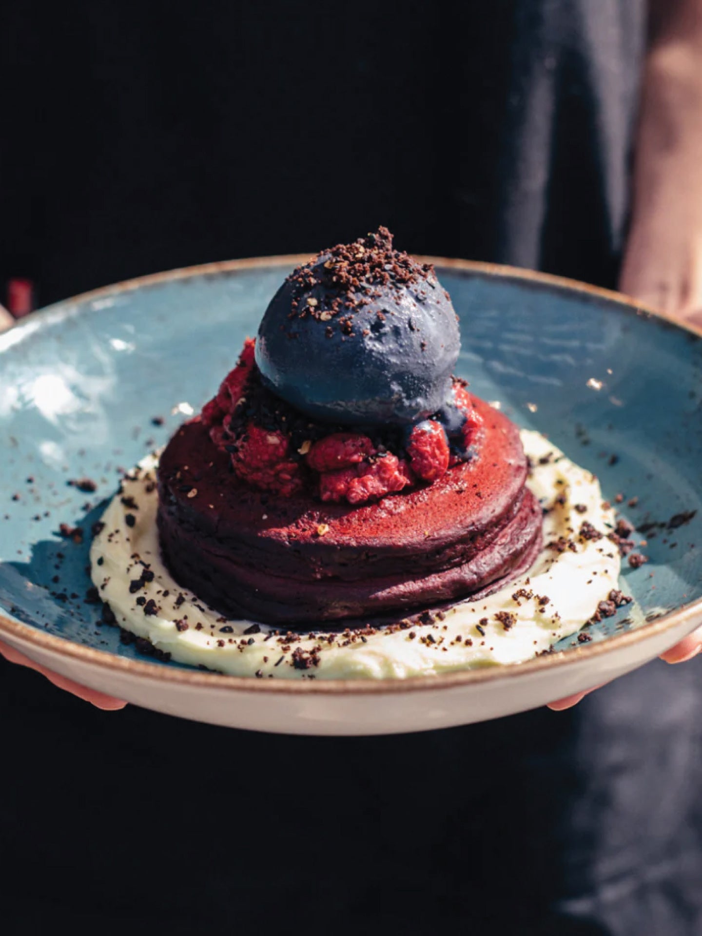Indulge in Love. Book for Valentine's Day for the return of our Red Velvet Pancakes. Or shop online for your special someone.