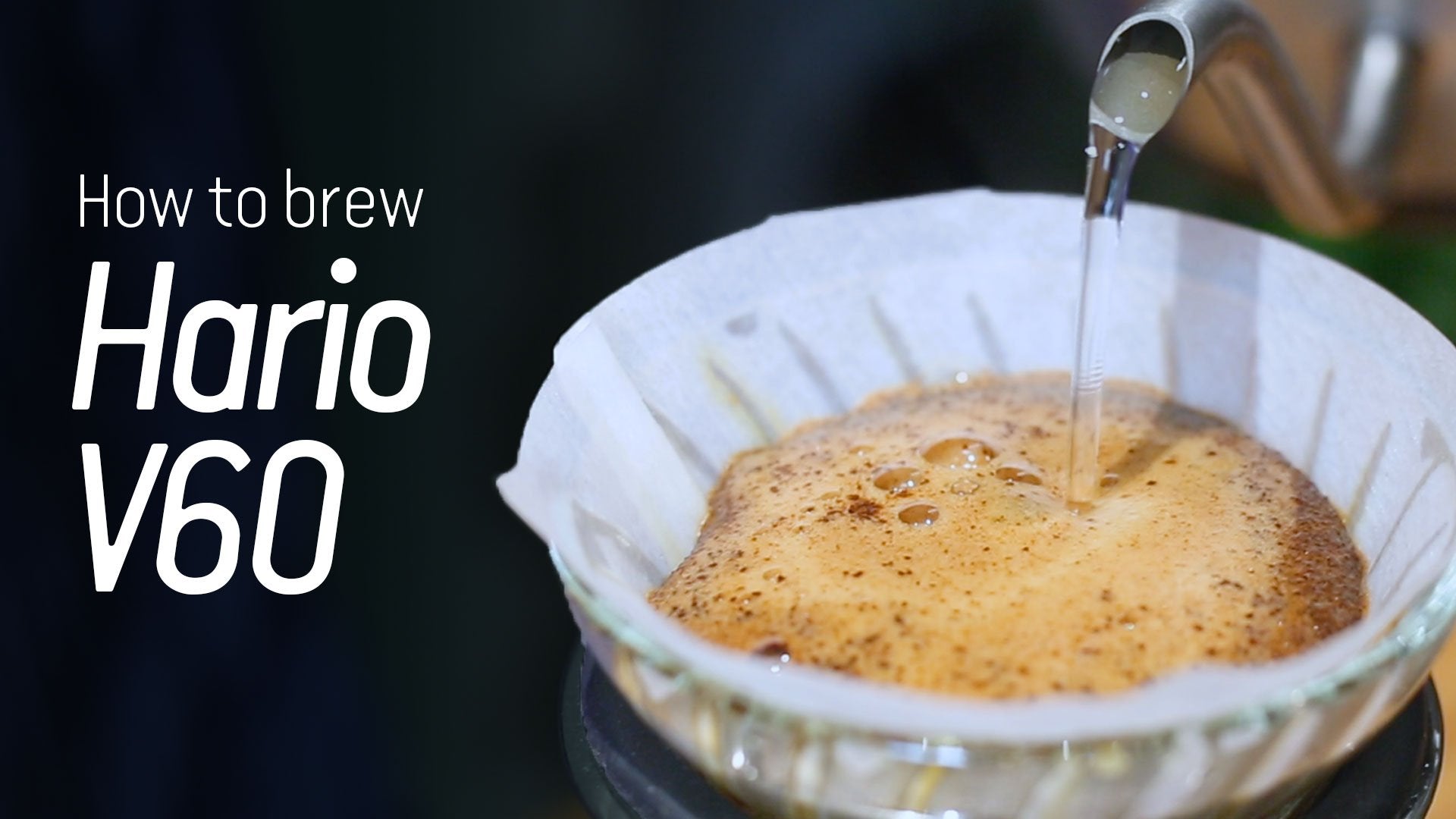 How to Guide: Brew a Pour Over Filter Coffee with Hario V60