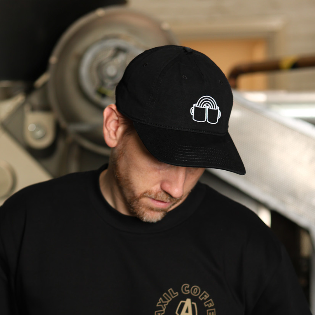 Rainbow Staple Cap- Black