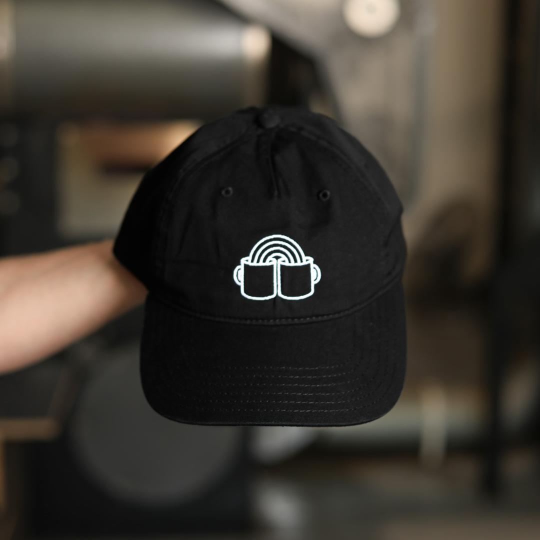 Rainbow Staple Cap- Black
