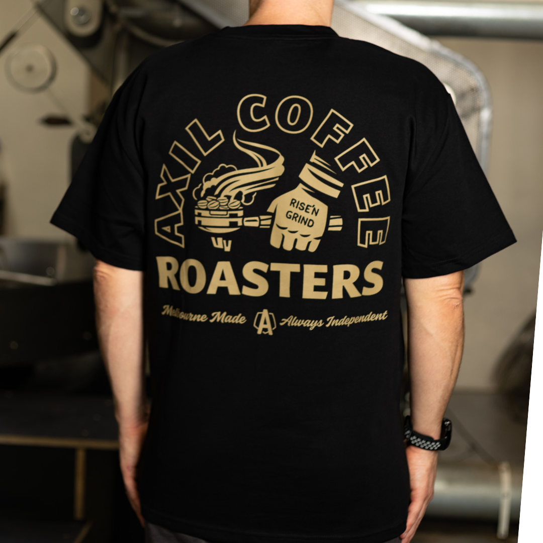 Axil Coffee 'Rise N Grind' T-shirt